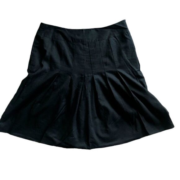 Apostrophe Black Skirt Size 12 100% Cotton - Picture 5 of 5